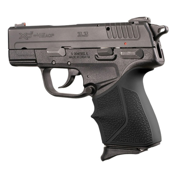 Hogue Handall Beavertail Grip Sleeve Fits Springfield Armory XD-E, Black