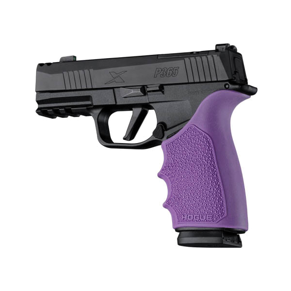 Hogue Handall Beavertail Grip Sleeve Fits Sig Sauer P365-XMACRO, Purple