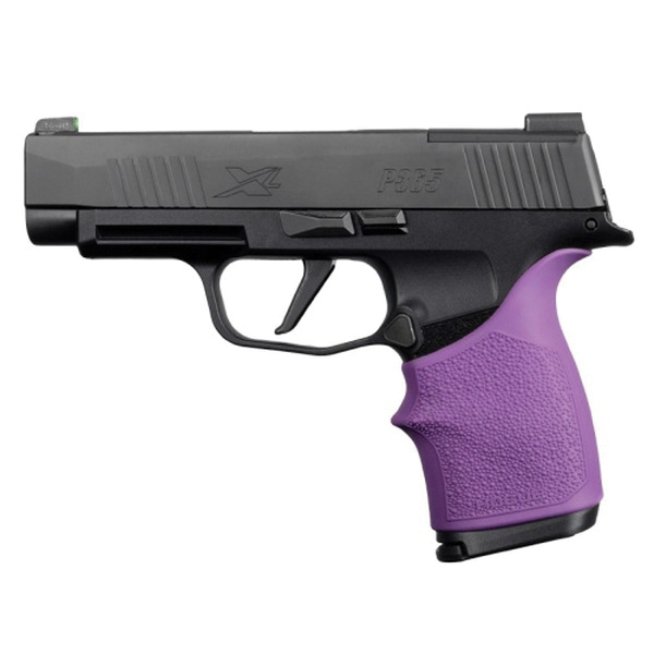 Hogue Handall Beavertail Grip Sleeve Fits Sig Sauer P365X/XL, Purple