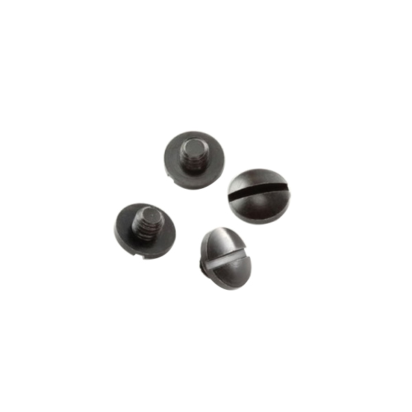 Hogue 416 Stainless Steel 4-Piece Slotted Head Screw, Black - Hogue