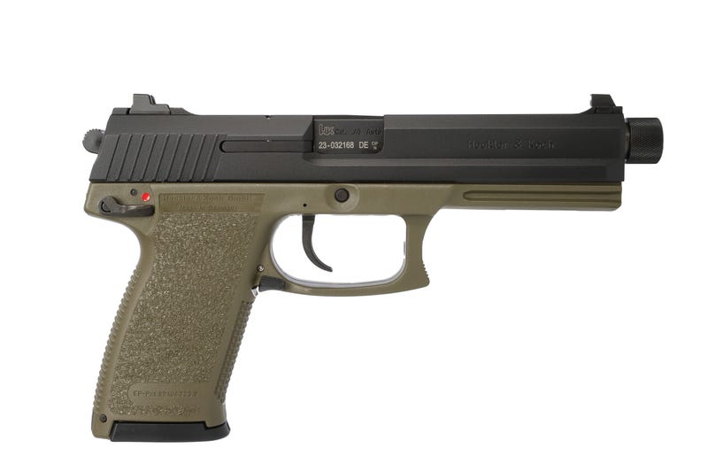 Heckler & Koch Mark 23 DA .45 ACP 5.87" 12rd Pistol, Green / Black - H&K