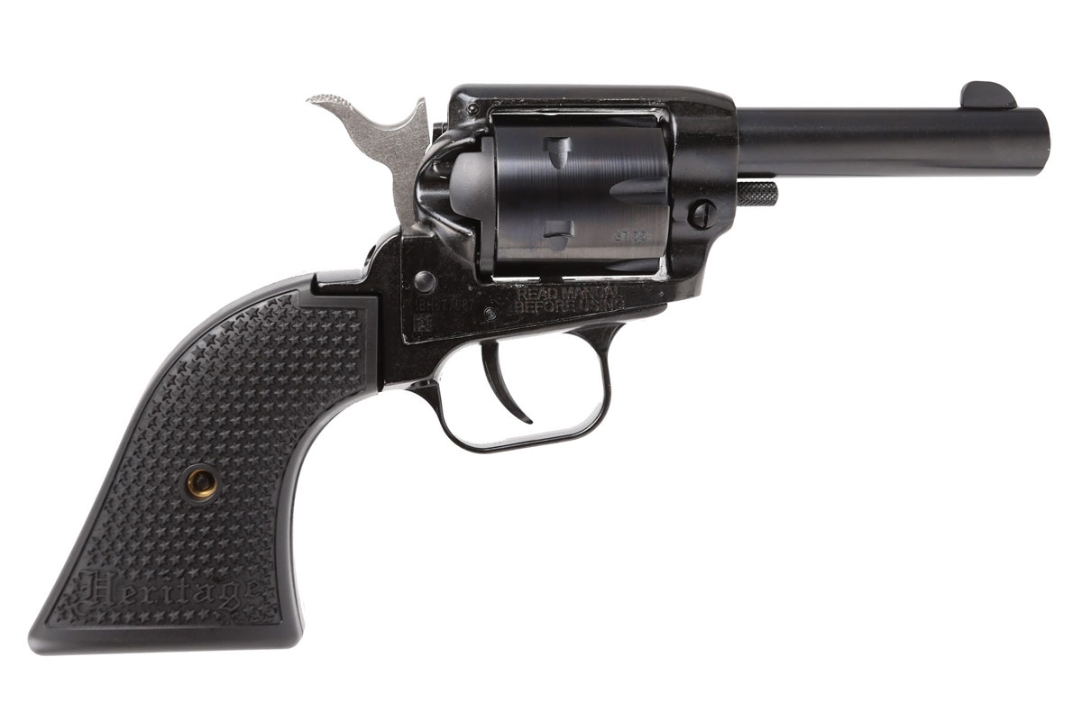 Heritage Rough Rider Barkeep 3" .22 LR Revolver With Polymer Grip, Black - BK22B3 - Heritage