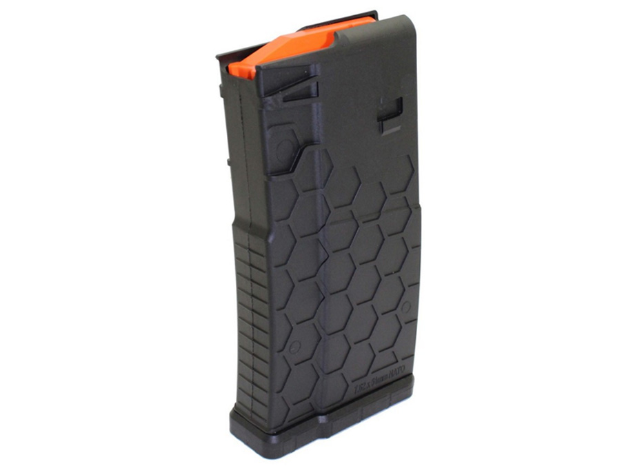 Hexmag AR-10 20 Round Magazine, Black - HX20-AR10-BLK - Hexmag