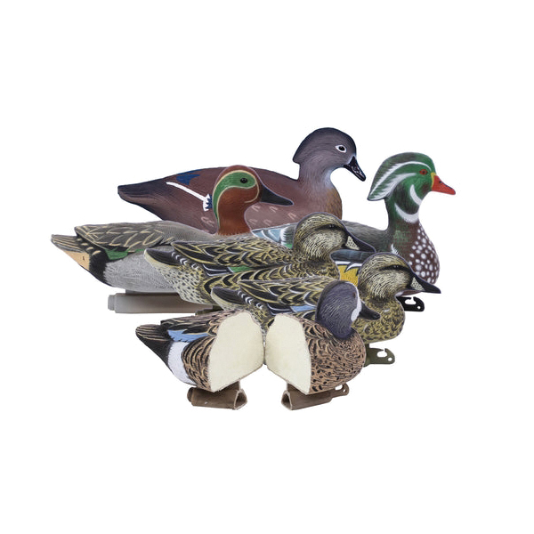 Higdon Outdoors Standard Puddle Pack 6-Pack Duck Decoy - Higdon Outdoors