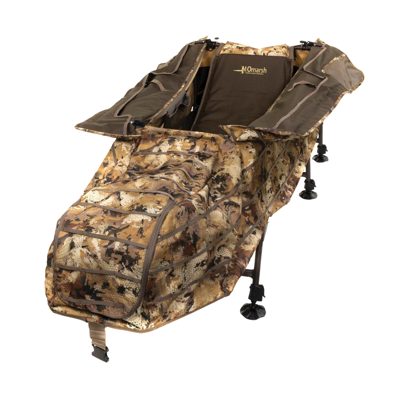 Momarsh ATX InvisiLay Layout Boat Blind, Optifade Marsh Camouflage