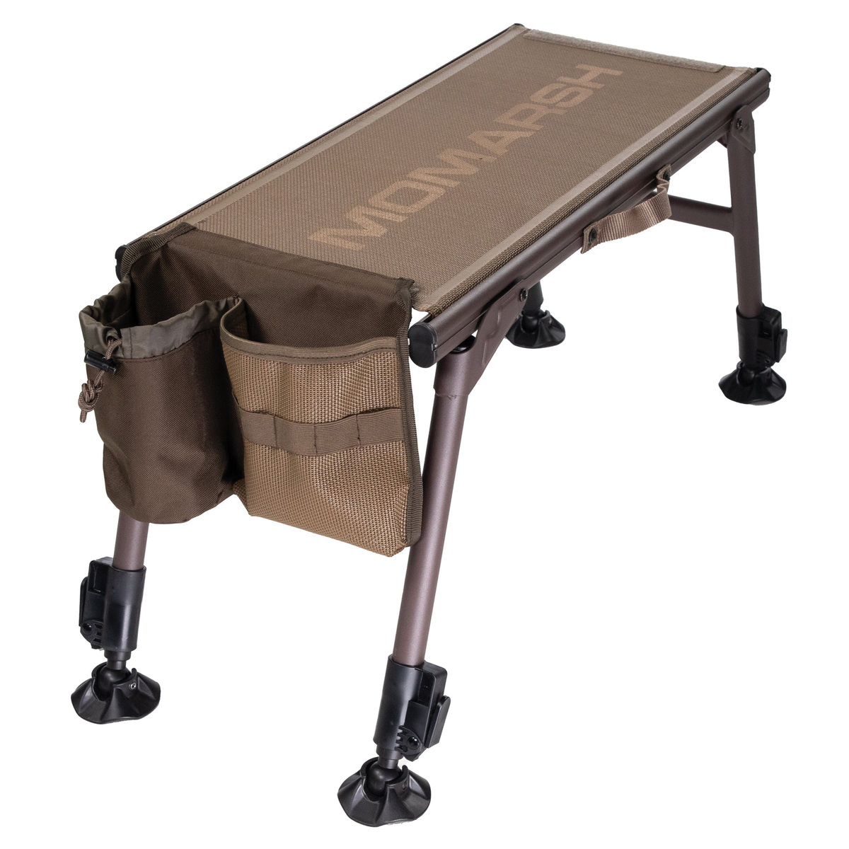Momarsh 26.50" x 15" - 22" Mobile Bench Seat, Tan - Momarsh