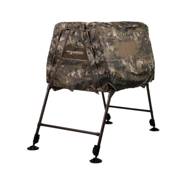 Momarsh Invisi-Lab 31" x 24" x 21" Dog Blind, Optifade Timber Camouflage - Momarsh