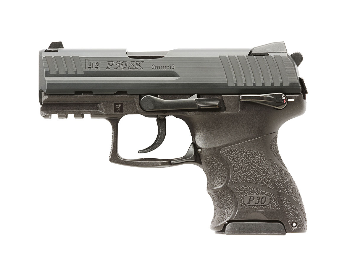 HK P30SK V3 DA/SA 10 Round 9mm Pistol, Black - 81000088 - H&K