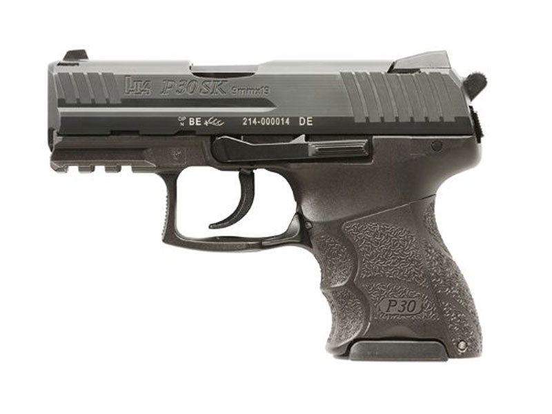 HK P30SK V3 DA/SA Rear Decocker 9mm Pistol, Black - 81000299 - H&K