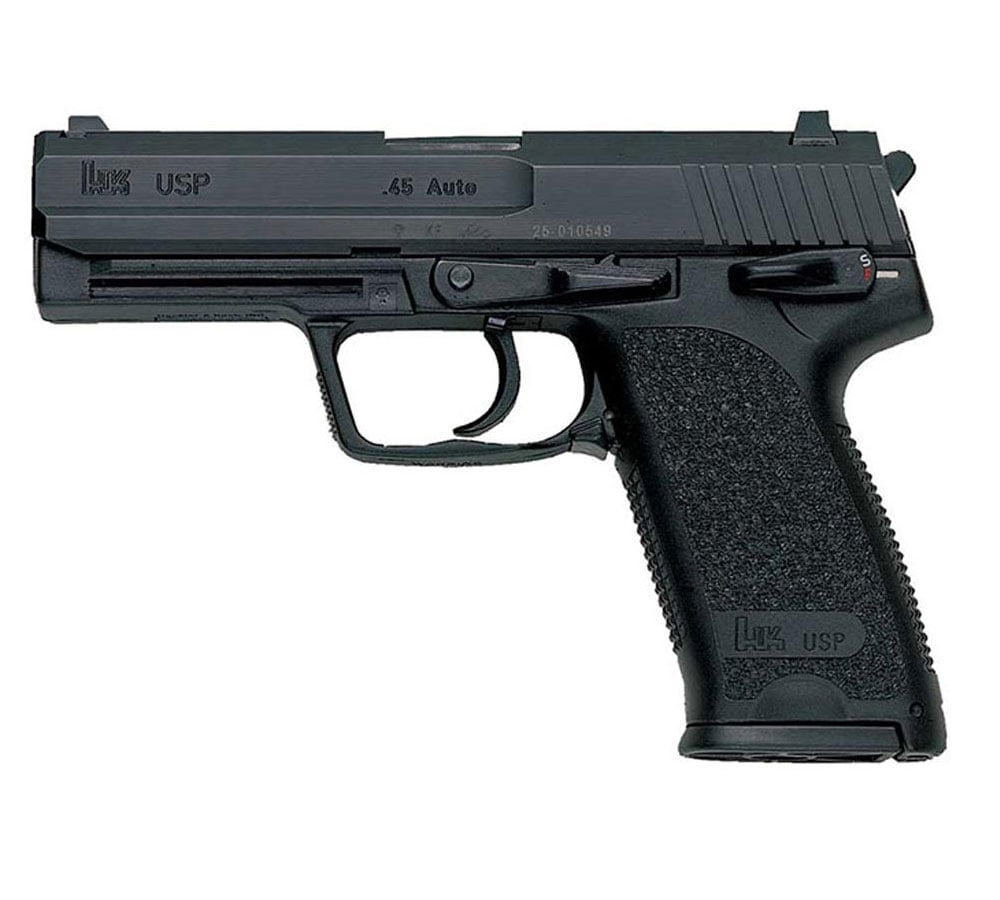 HK USP V1 DA/SA .45 ACP Pistol, Black - 81000322 - H&K