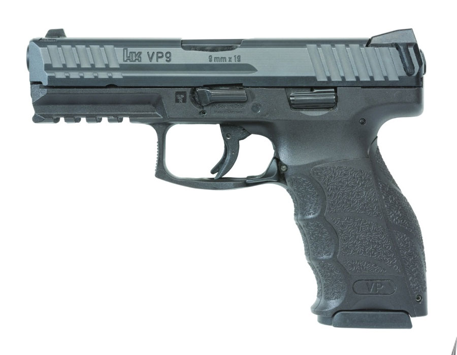HK VP9 10 Round 9mm Pistol, Black - 81000223 - H&K