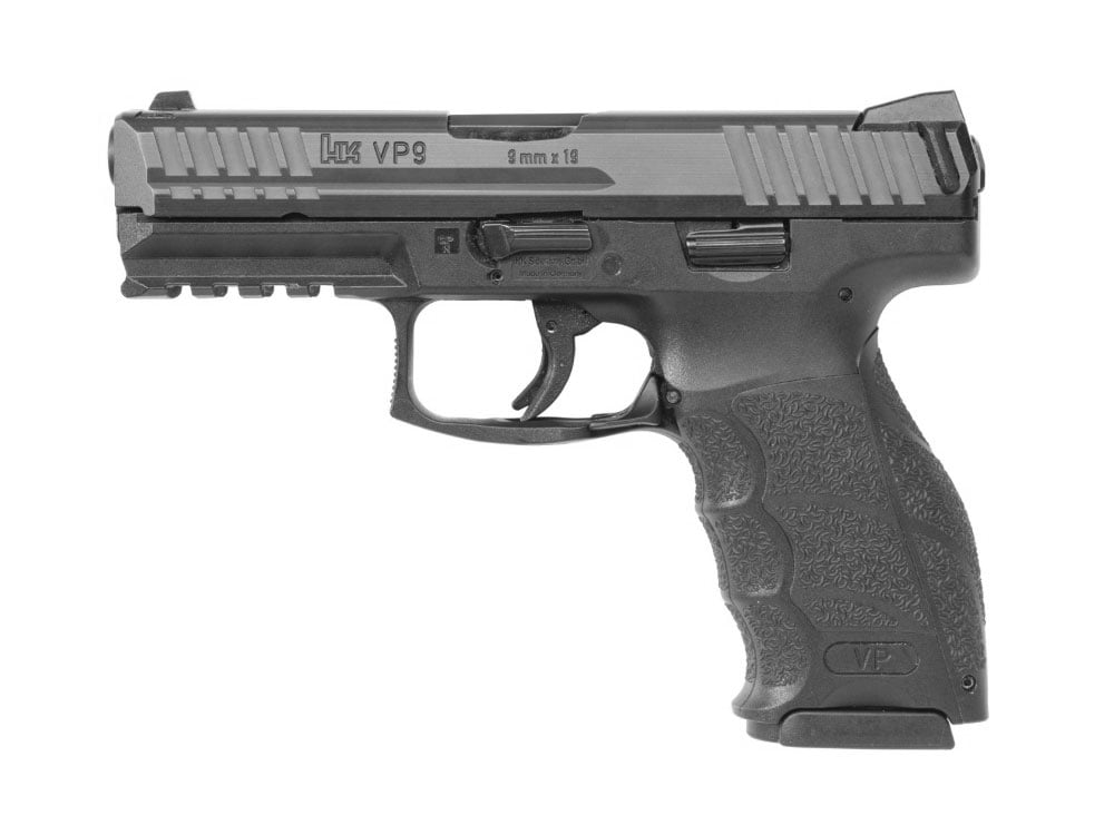 HK VP9 4.1" 17 Round 9mm Pistol, Black - 81000283 - H&K