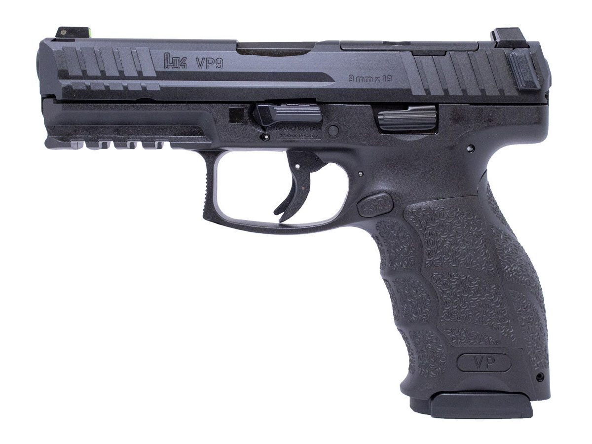HK VP9-B Optics Ready 9mm Pistol, Black - 81000733 - H&K