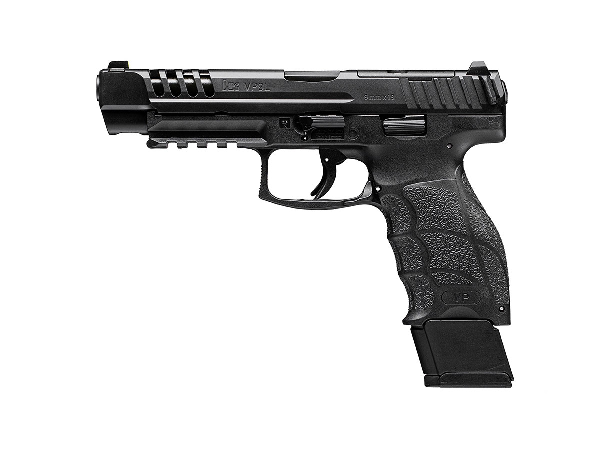 HK VP9L Optics Ready 9mm Pistol, Black - 81000591 - H&K