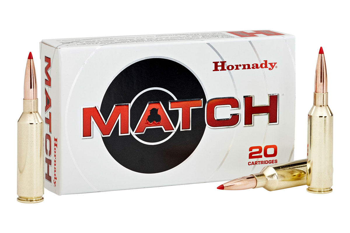 Hornady Match 108 gr ELD 6mm ARC Ammunition, 20 Rounds - 81608 - Hornady