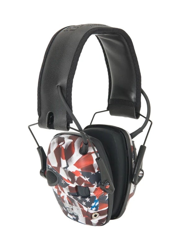 Howard Leight Impact Sport Electronic Earmuff, One Nation Flag - R-02530 - Howard Leight