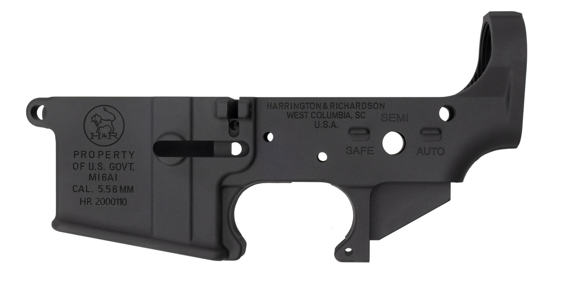 Harrington & Richardson Retro M16A1 Lowers Receiver, Gray - Harrington & Richardson