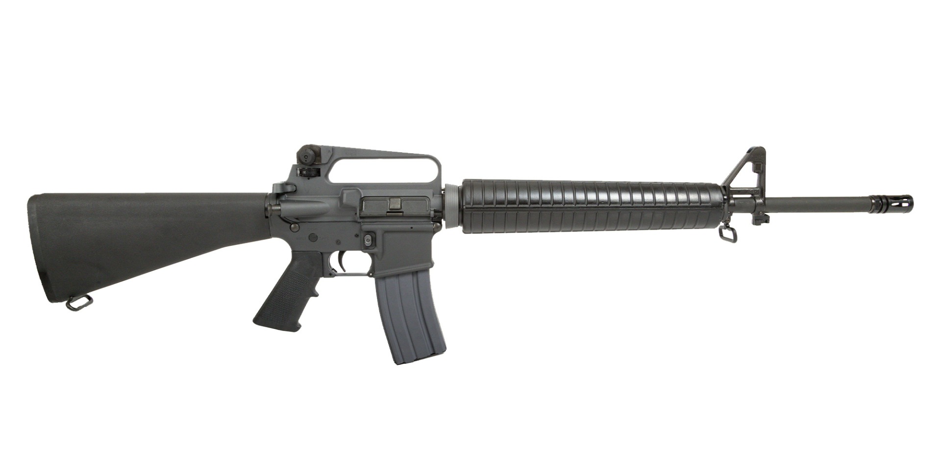 Harrington & Richardson M16A2 Rifle w/ 20" Hammer Forged FN Barrel, Gray - Harrington & Richardson