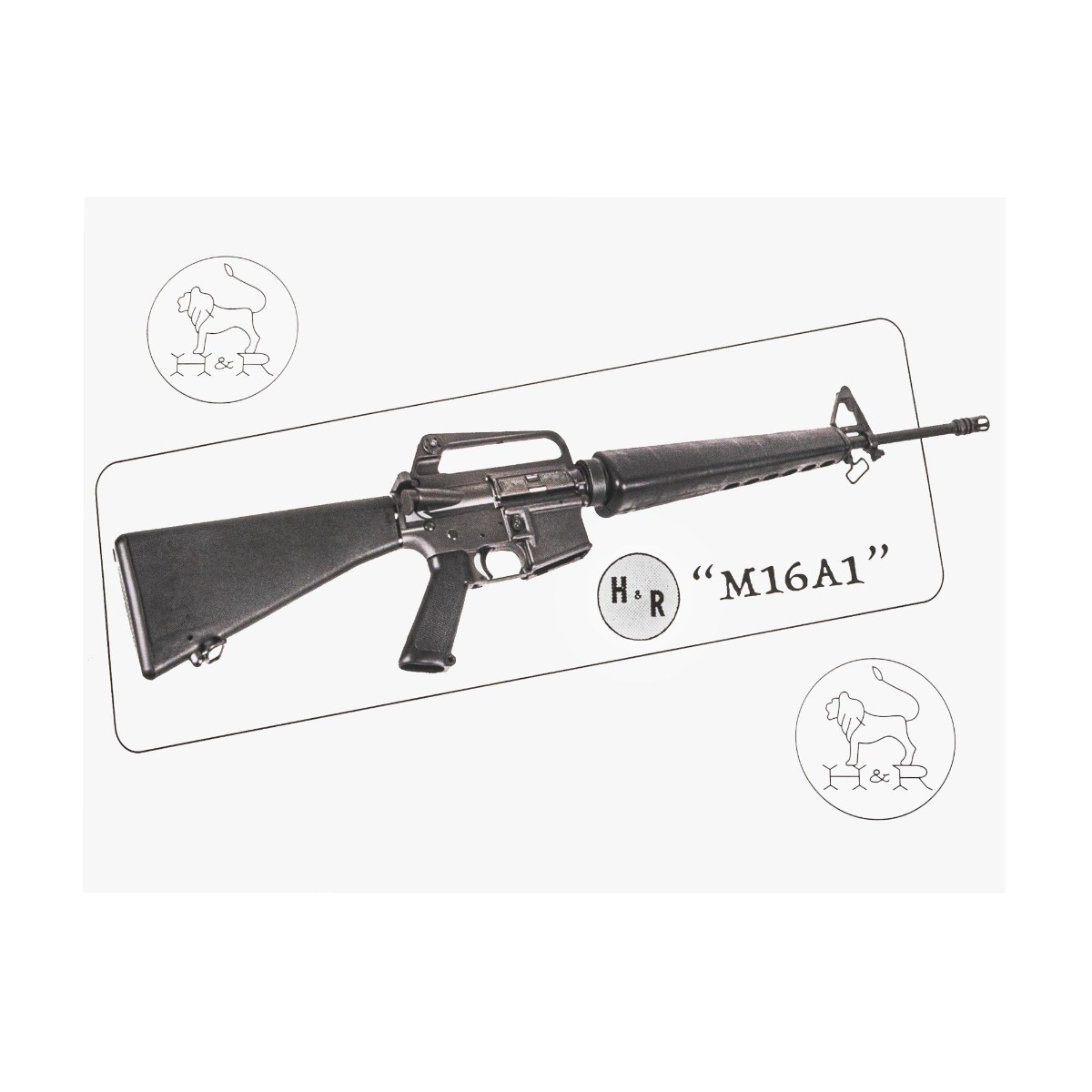 Harrington & Richardson M16A1 Poster, 18" x 24"