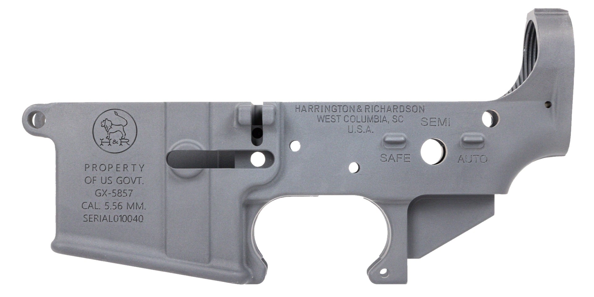 Harrington & Richardson XM607 Carbine Lower Receiver, Gray