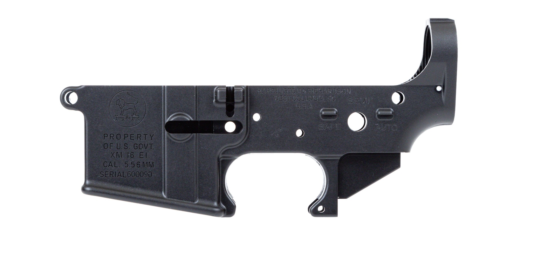 Harrington & Richardson XM16E1 Stripped Lower, Black - Harrington & Richardson