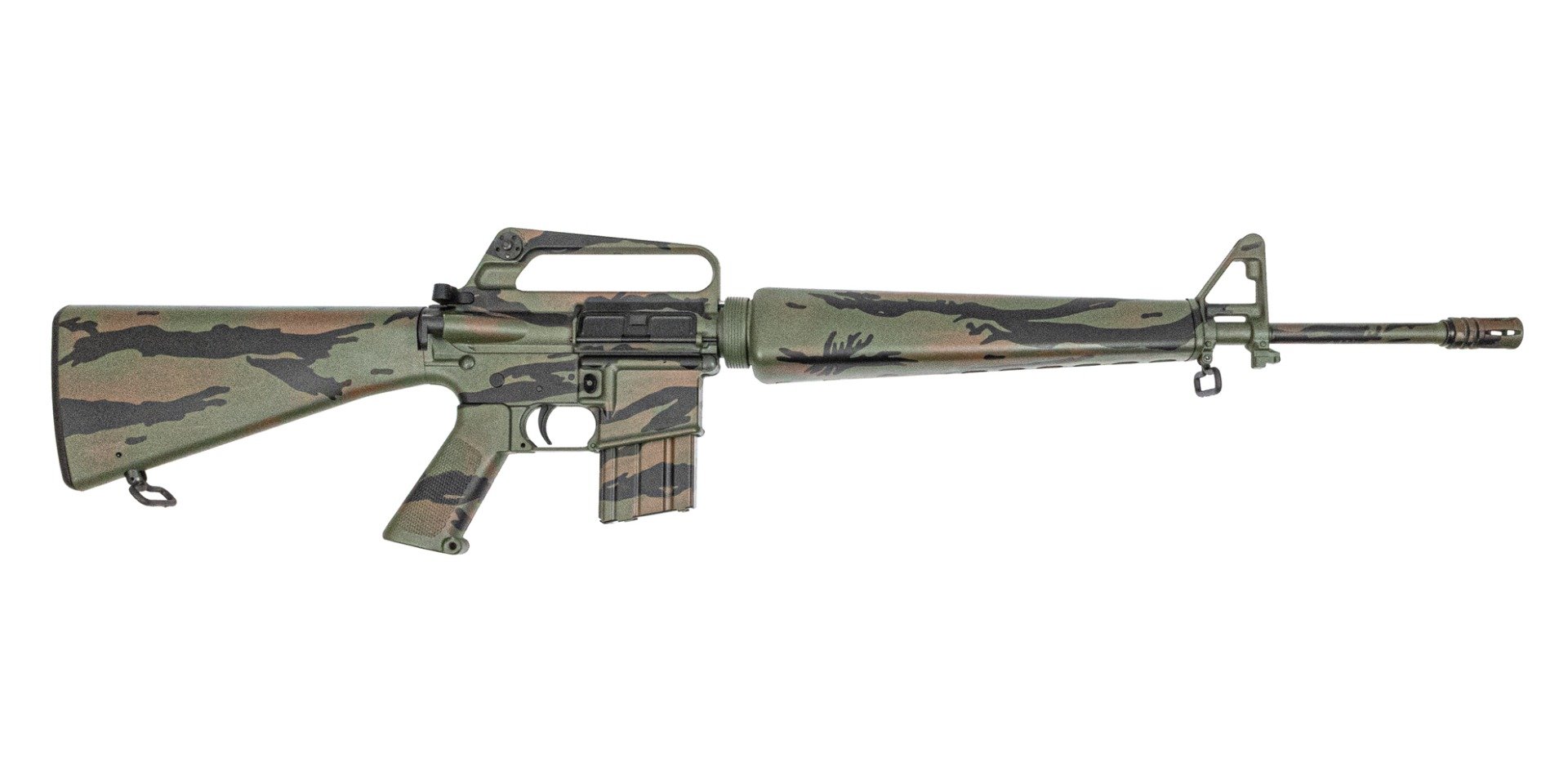 Harrington & Richardson Retro M16A1 Style 20" 5.56 1/7 Rifle, Tiger Stripe - Harrington & Richardson