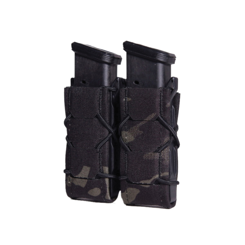 High Speed Gear Inc. Gen 2 Double Pistol Taco Double Magazine Pouch, Multicam Black - High Speed Gear Inc.