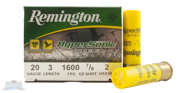 Remington 20ga 3" 7/8oz #2 Shot HyperSonic Steel Ammunition 25rds - HSS20M2 - Remington