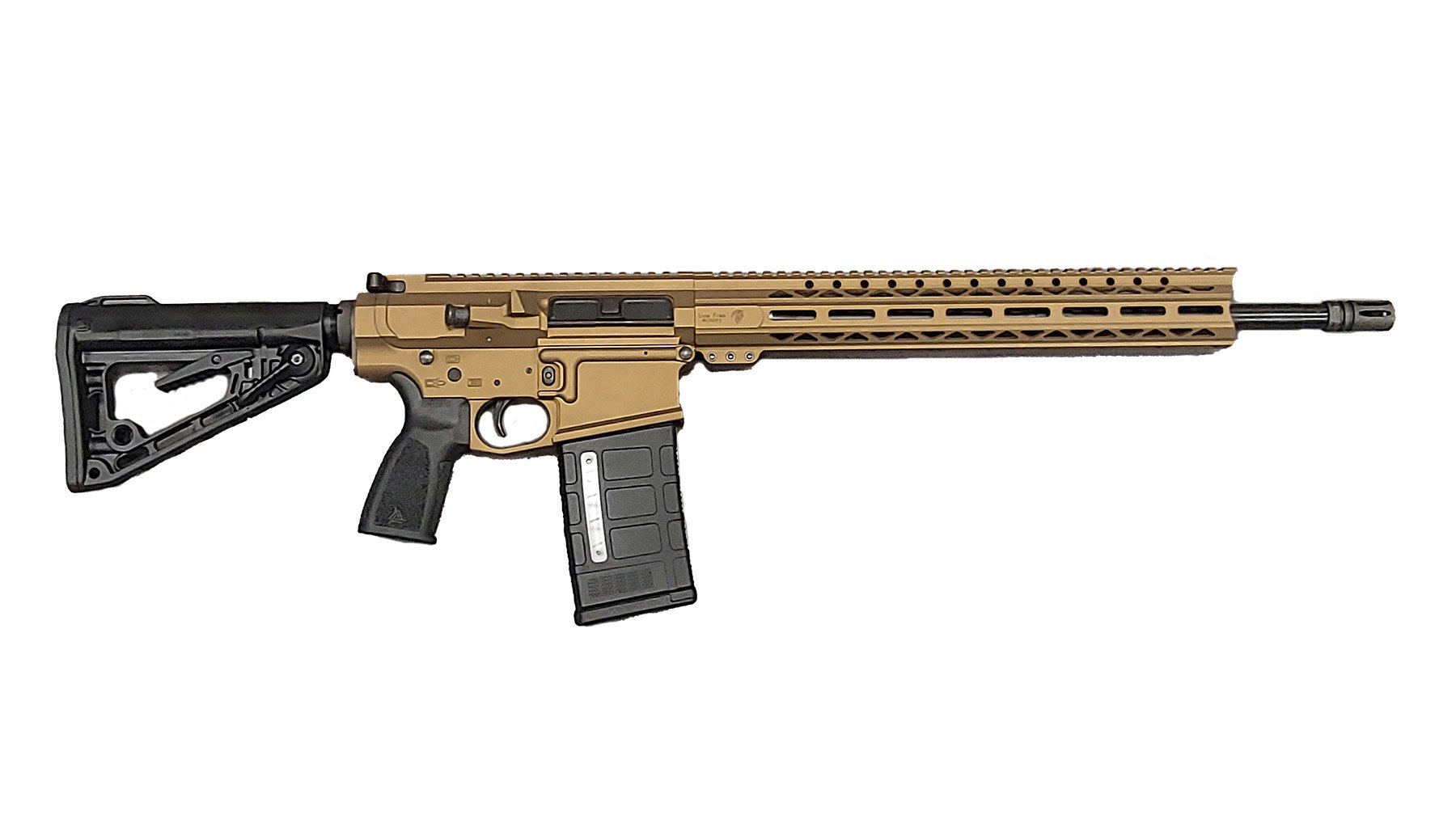 Live Free Armory LF308 Battle .308 Win 18" AR Rifle, Burnt Bronze - LFBR82034 - Live Free Armory