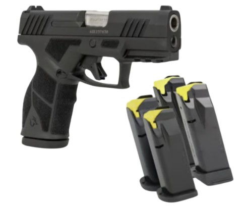 Taurus GX2 9mm 3.38" 5x13rd Mags, Black - Taurus