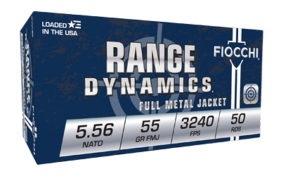 Fiocchi Shooting Dynamics 5.56x45 55 gr FMJBT 50 Rounds Ammunition - 556M193L - Fiocchi