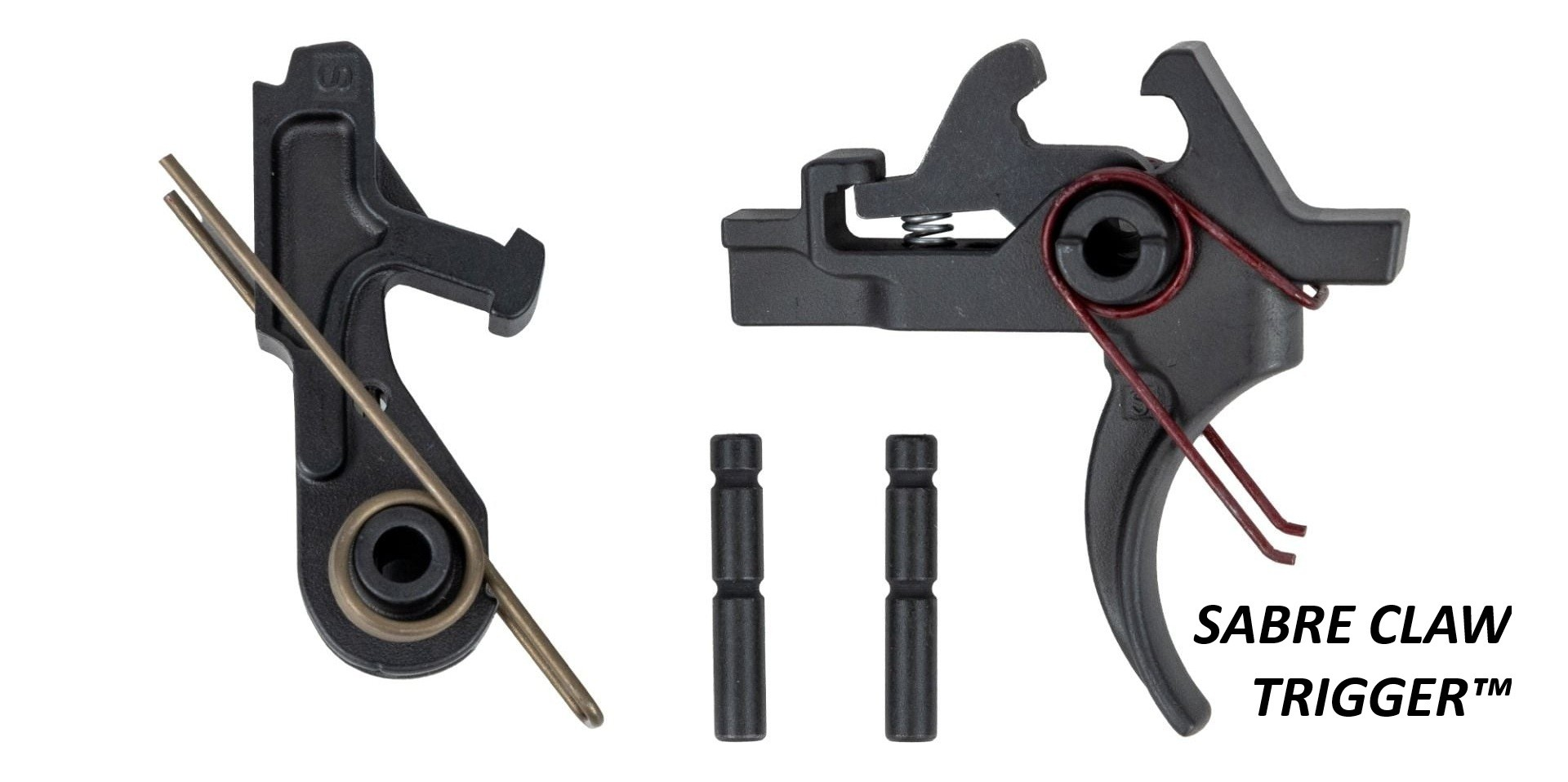 Sabre Claw Two-Stage Trigger - Black DLC Coated