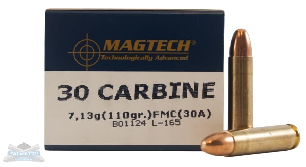 Magtech 30 Carbine 110gr FMJ Ammunition 50rds - 30A - Magtech