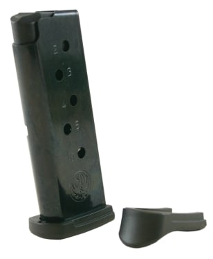 Ruger Magazine: 380 Auto/ACP: LCP 6rd w/Extended Floorplate - 90333 - Ruger