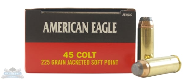American Eagle 45 Colt 225gr JSP Ammunition 50rds - AE45LC - Federal
