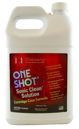 Hornady One Shot Sonic Clean Solution - 1 Gallon, Cartridge Case Formula 043356 - Hornady