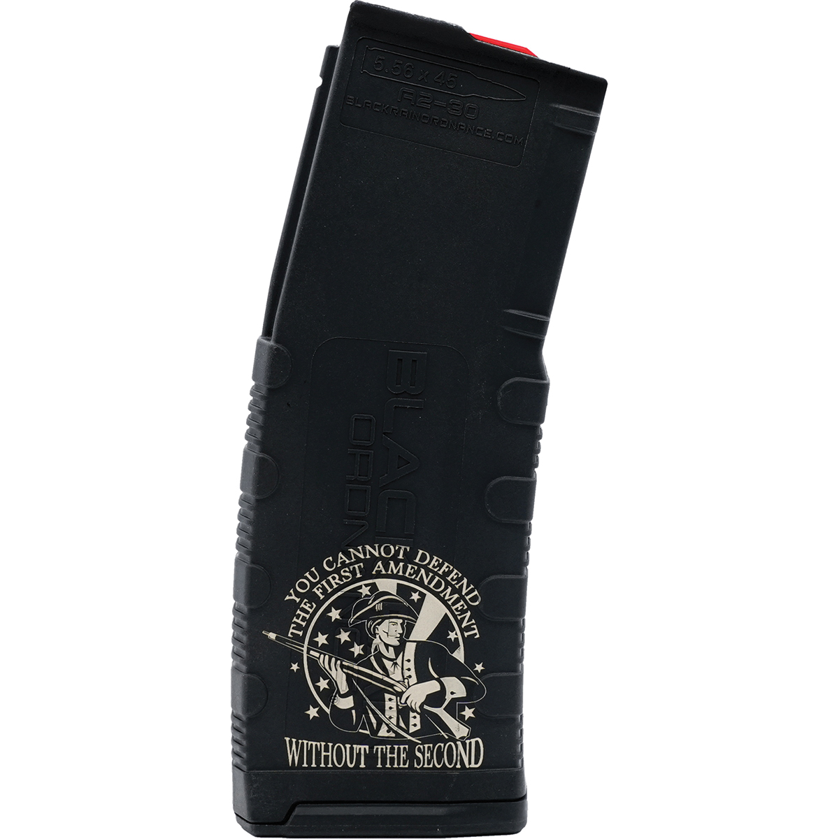 Black Rain Ordnance Second Amendment 30rds 5.56x45mm/.223 Remington, Black/Tan - Black Rain Ordnance