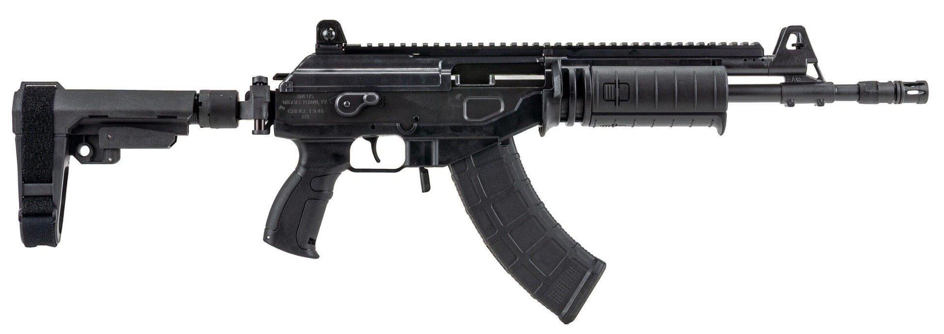 IWI Galil ACE Gen1 13" 7.62X39 Pistol with SB brace - GAP339SB - Iwi