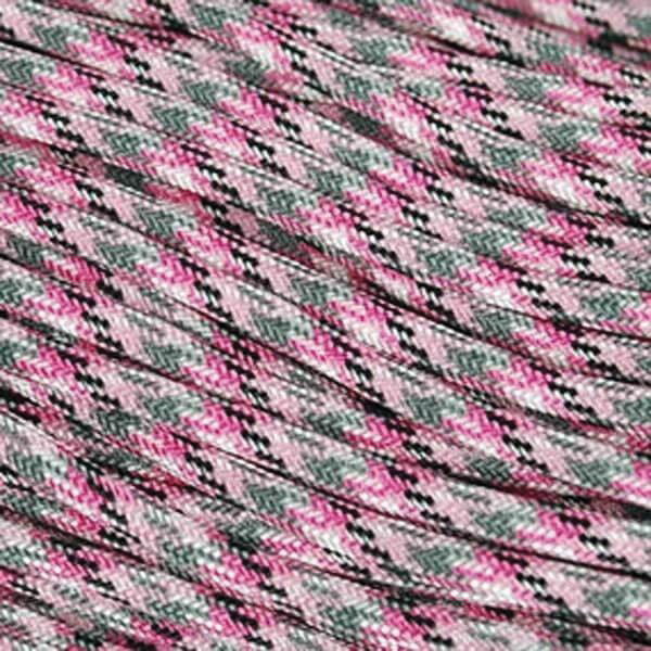 Mero 550 Paracord, 100' Pink Camouflage - Mero