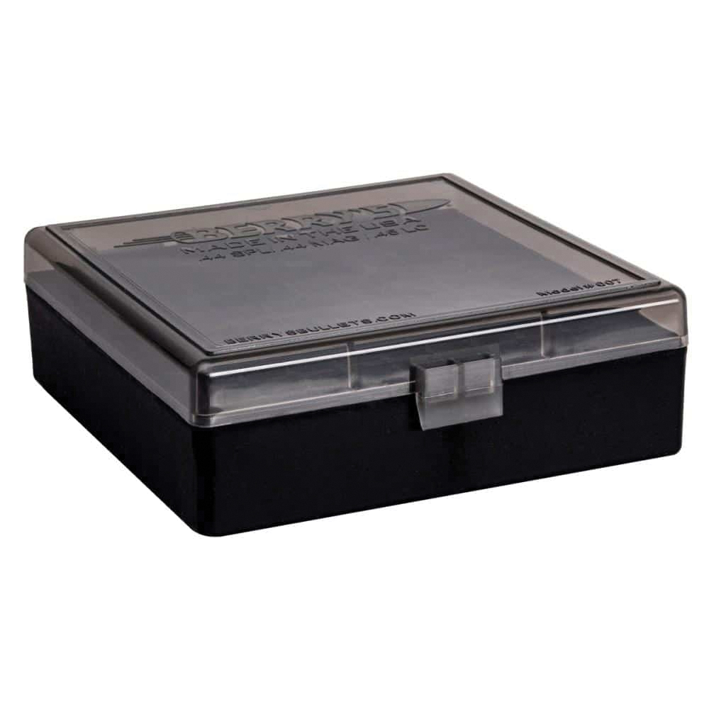 Berrys Bullets #007 .41 Mag/.44 Special Ammo Box, 100rds Black/Smoke - Berrys Bullets
