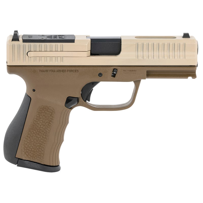 FMK Firearms Elite Pro 9mm 4" 14rds, Bronze - Fmk Firearms