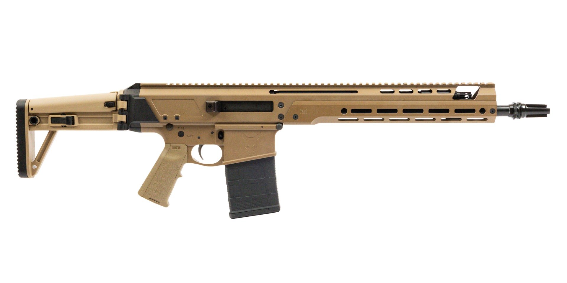 PSA JAKL 14.5" Rifle Length .308 1:10 Nitride ASR Flash Hider MOE EPT B&T Stock Rifle, FDE - Palmetto State Armory