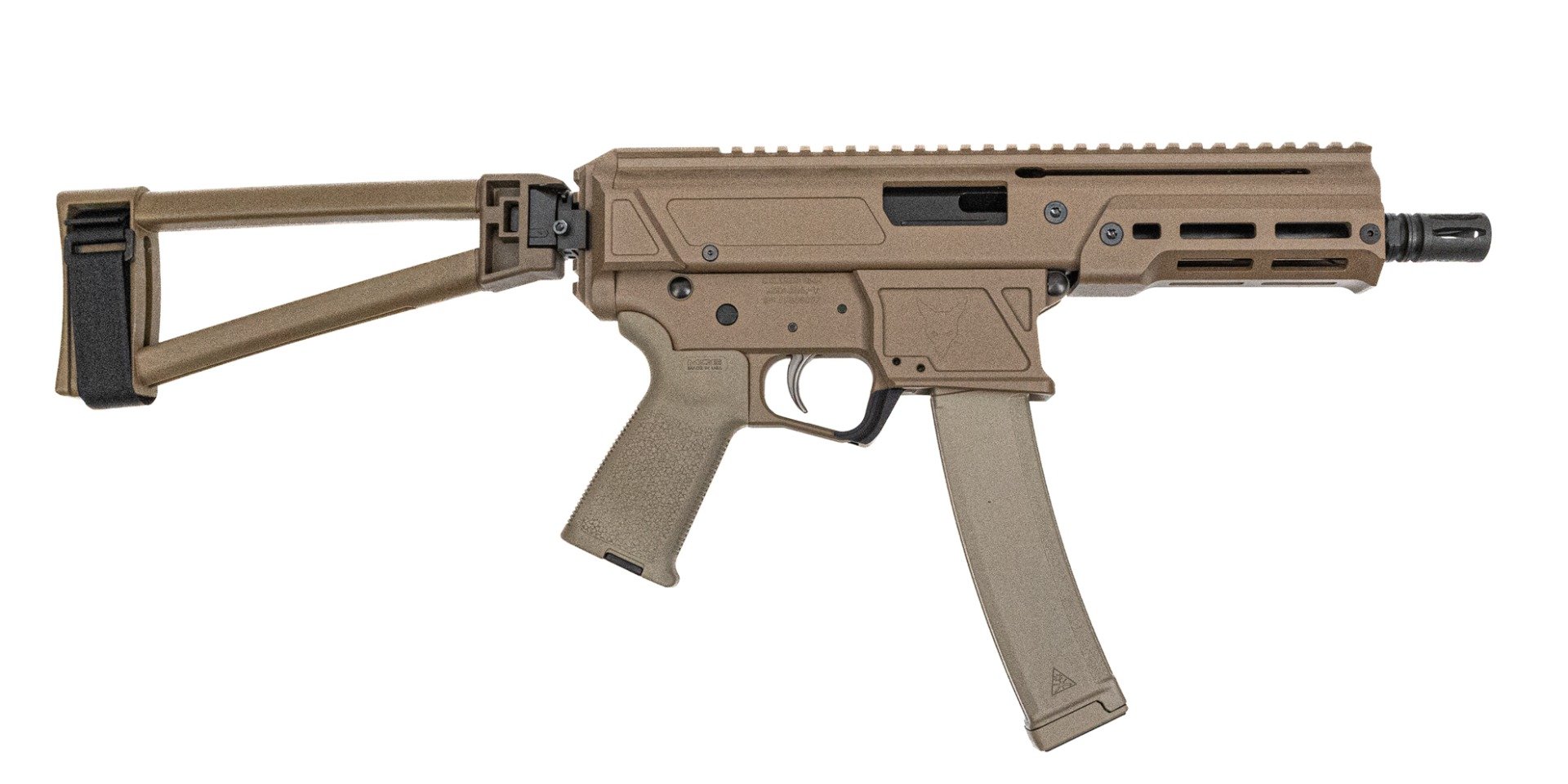 PSA JAKL 6.5" 9mm Pistol, FDE - Palmetto State Armory