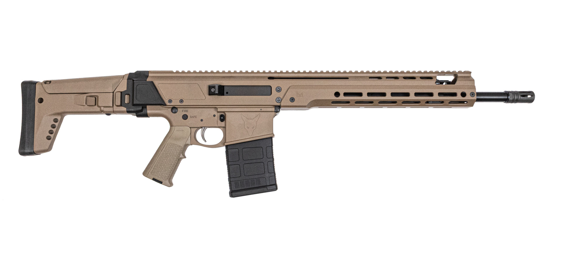 PSA JAKL-10 16" Rifle Length .308 1:10 Nitride MOE EPT F5 Stock Rifle, FDE
