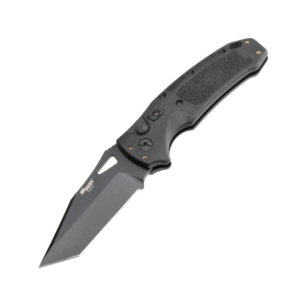 Hogue SIG K320A Nitron Auto/Folding Knife Tanto, Black - Hogue