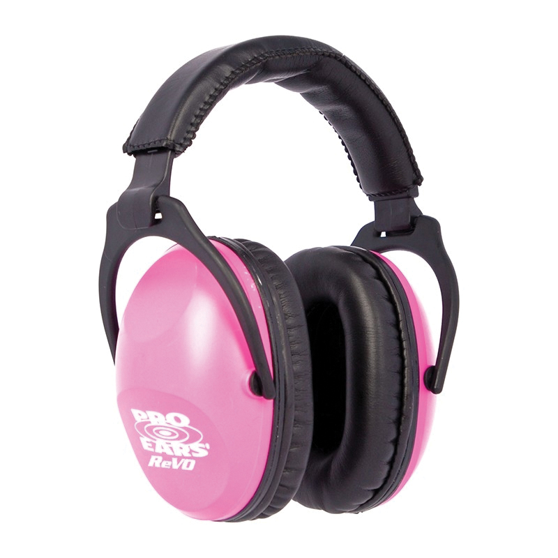 Pro Ears ReVO 25 dB Youth Passive Earmuffs, Neon Pink - Pro Ears