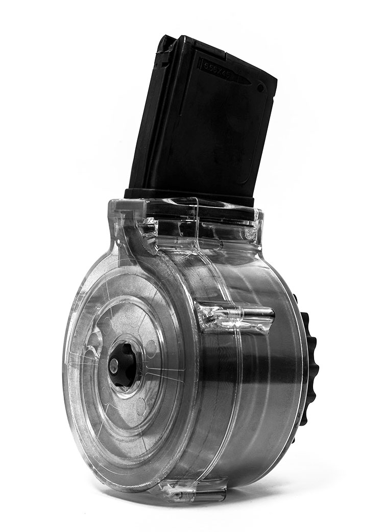 KCI AR-15 .223 50 Round Magazine Drum - KCI-MZ036 - Kci Magazines