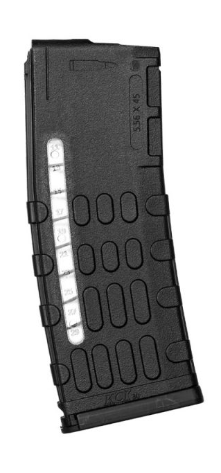 KCI AR-15 .223/5.56 30 Round Magazine Polymer - KCI-MZ018-BP - Kci Magazines