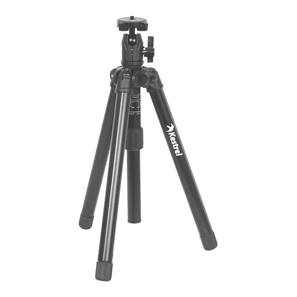 Kestrel Compact Collapsible Tripod 48.25" - 51.40", Black - Kestrel