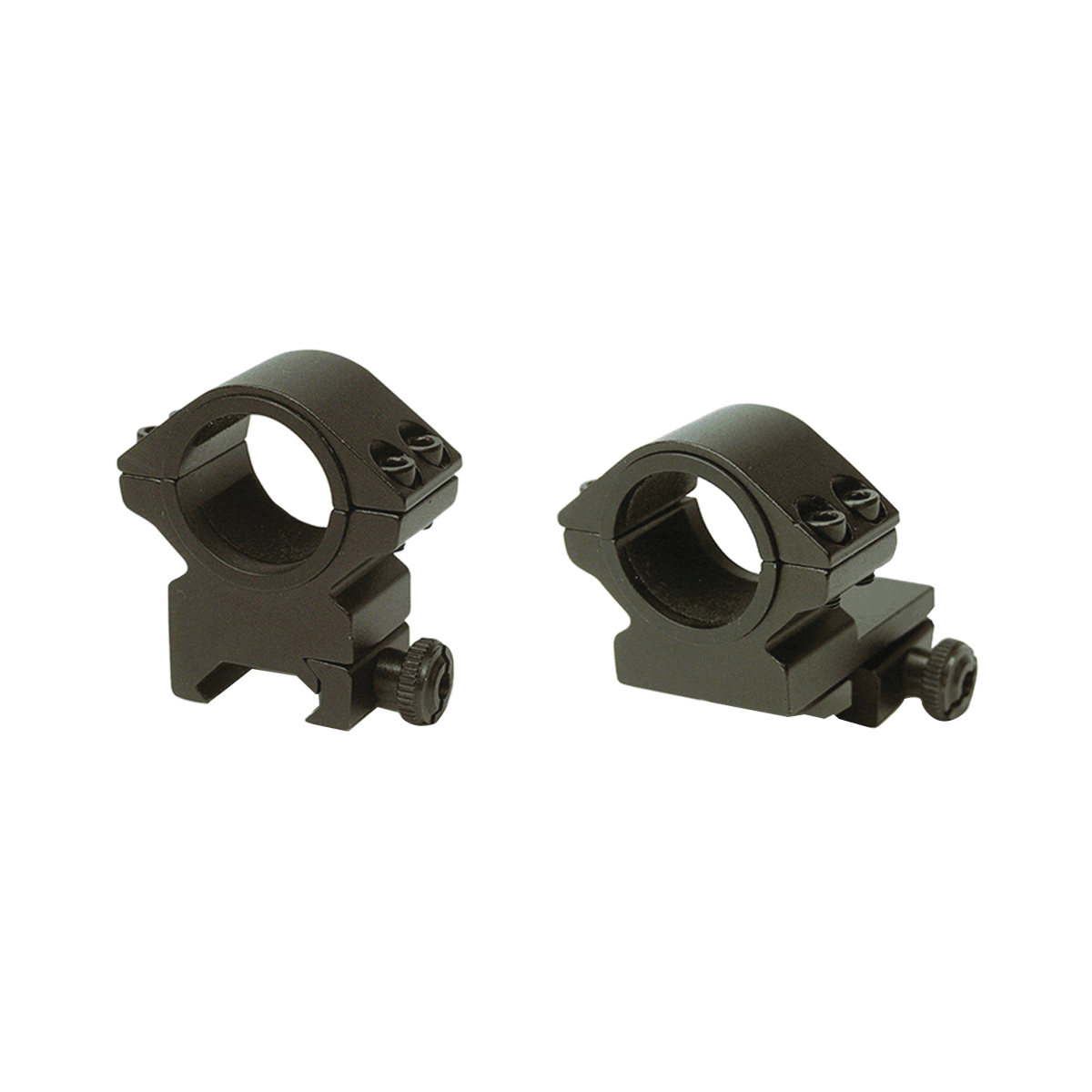 Konus Dual-T Pair of Mount Ring 25.40mm/30mm Tube 0.87" Aluminum Alloy Picatinny Rail/Weaver Rail